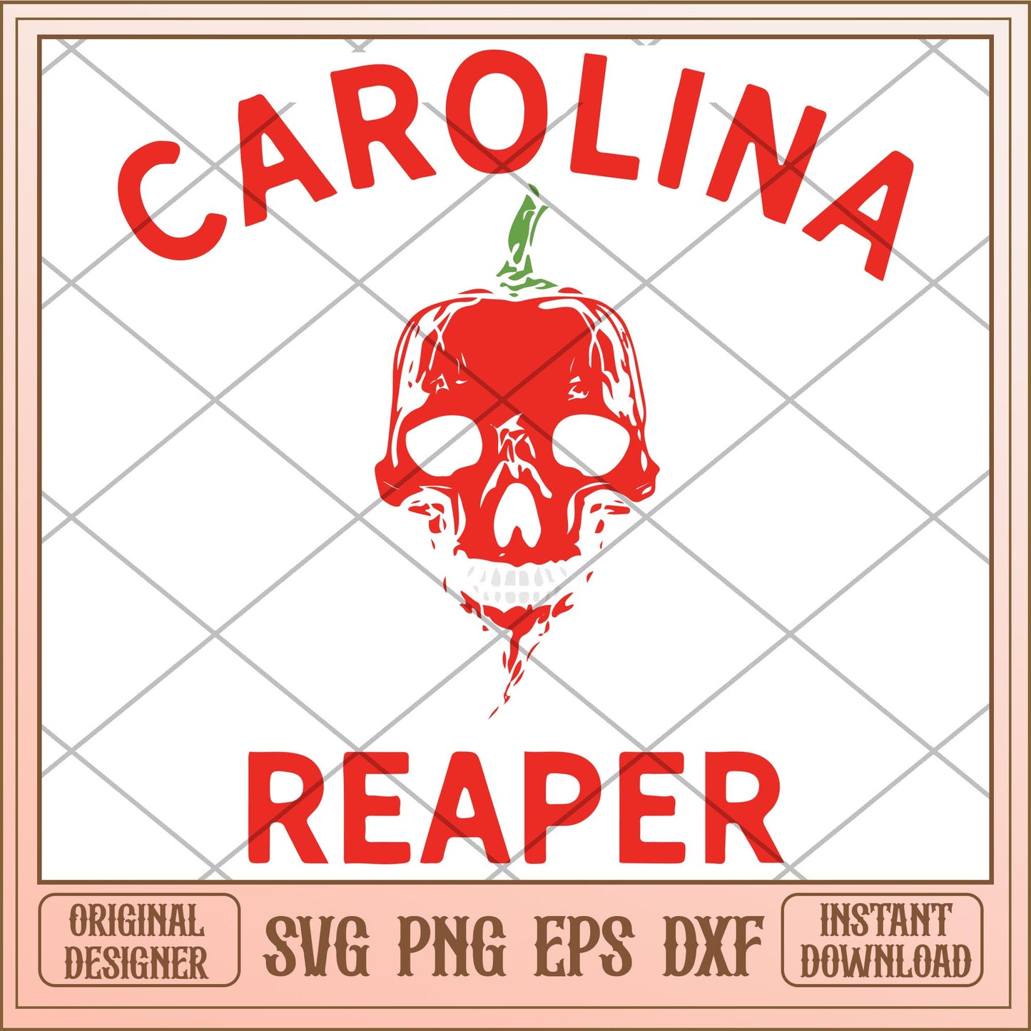 Carolina reaper red svg, halloween Svg, digital download