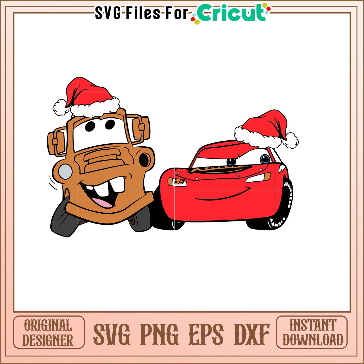 Cars Christmas SVG Cut Files