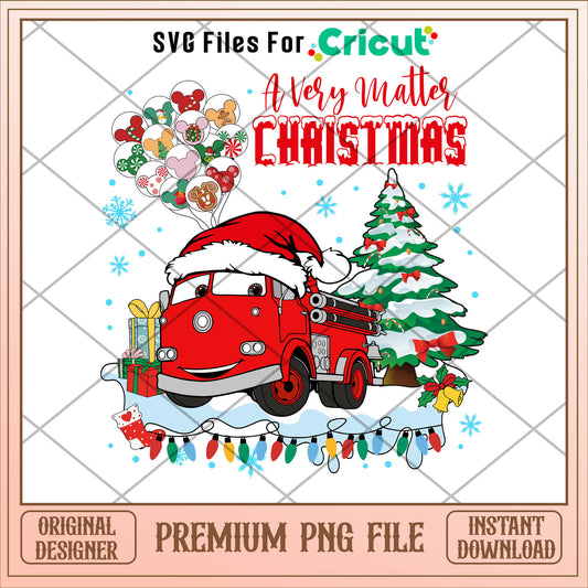 Cars a very matter christmas mack png, cars png, christmas png