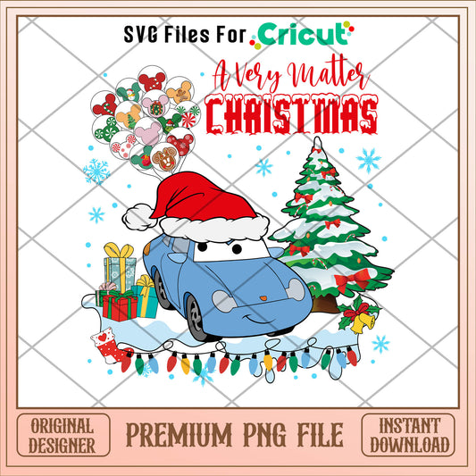 Cars a very matter christmas sally png, cars png, christmas png