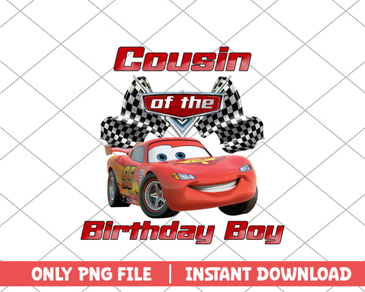 Cars cousin of the birthday boy disney png