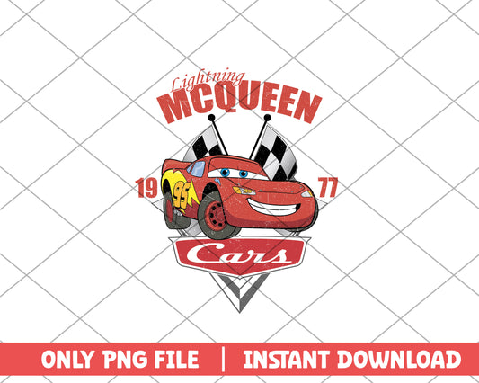 Cars lightning mcqueen 1977 disney png