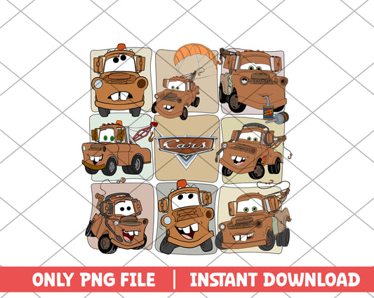 Cars mater disney png
