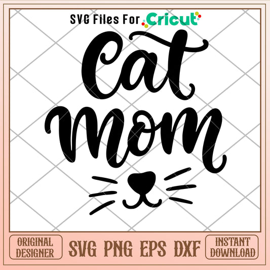 Cat Mom, Cat Mom Svg