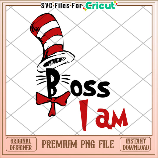 Cat in the Hat Boss PNG Image