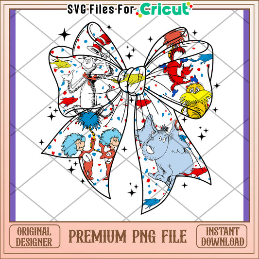 Cat in the Hat Bow PNG Sublimation