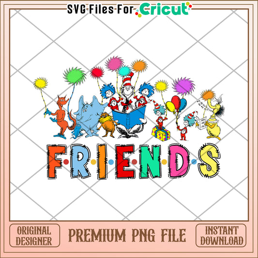 Cat in the Hat Friends PNG