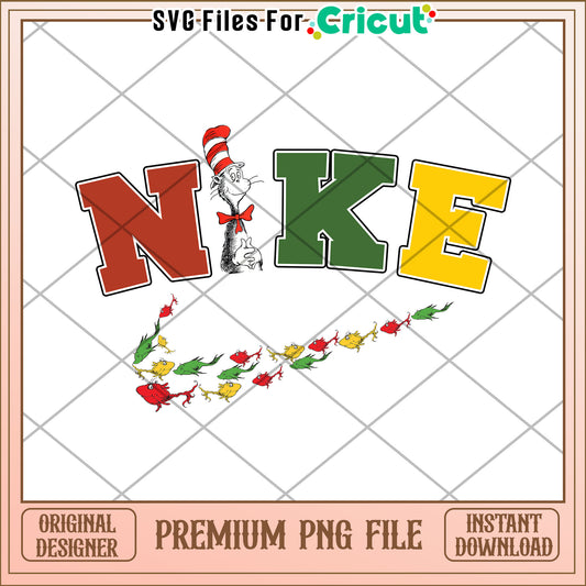 Cat in the Hat Nike PNG Design