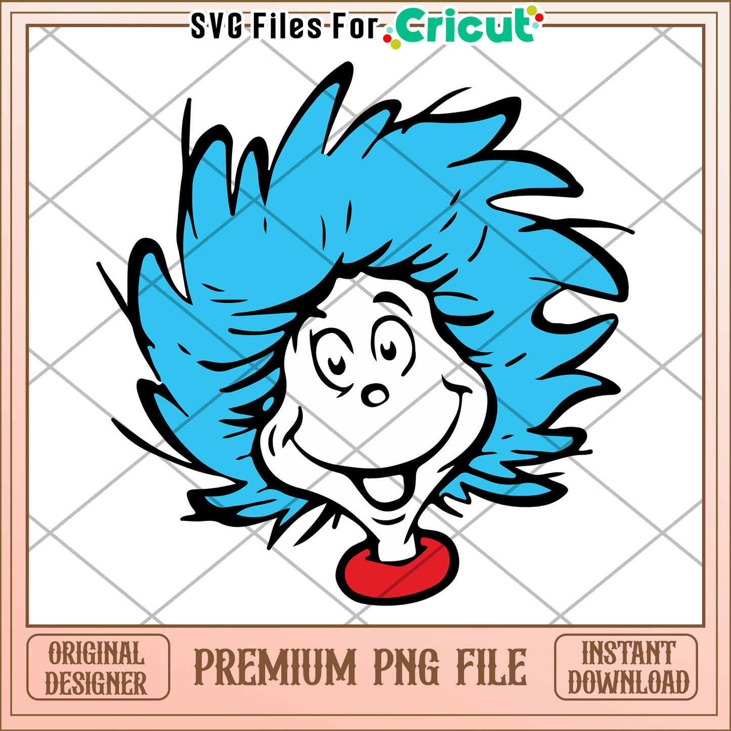 Cat in the Hat PNG - Instant Download