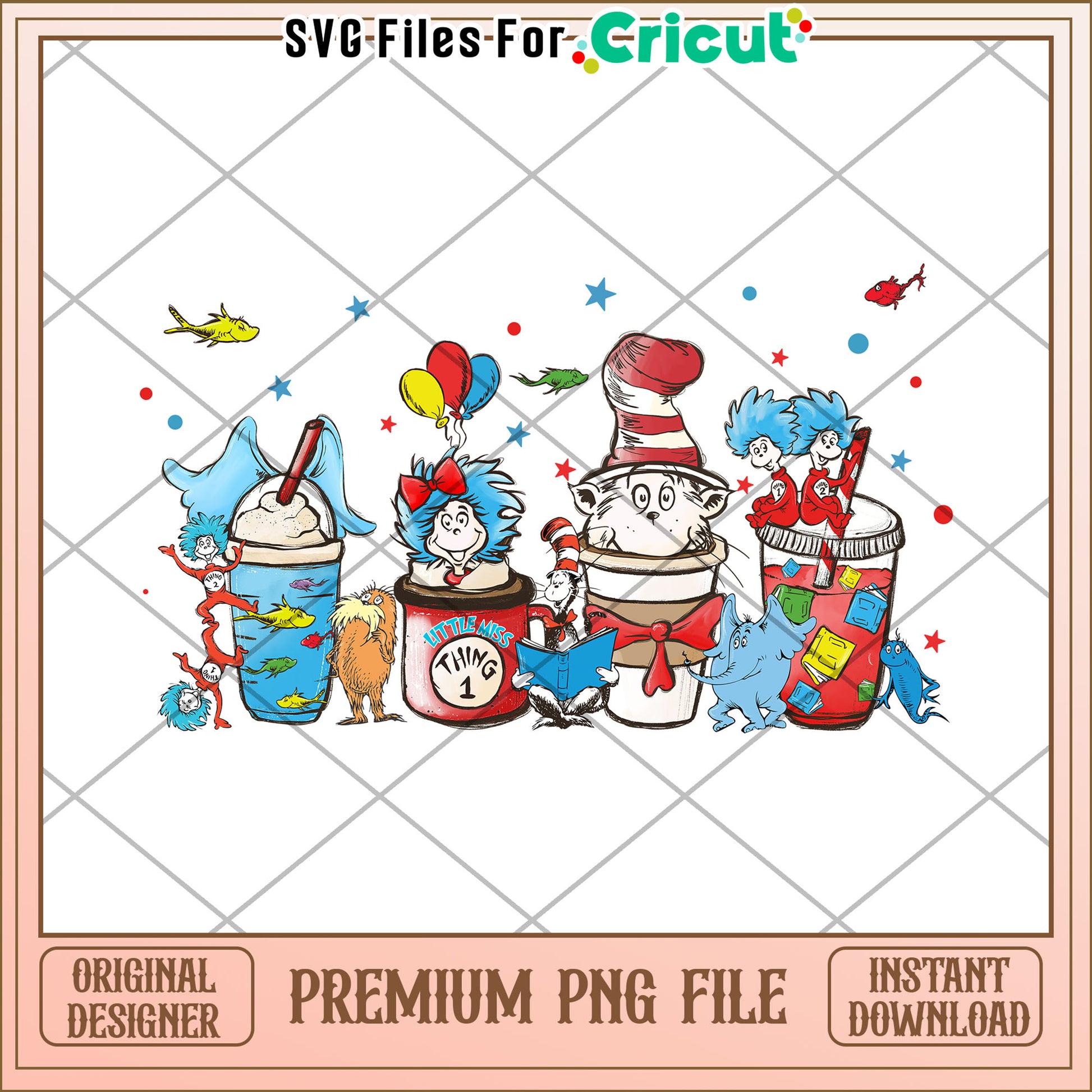 Cat in the Hat PNG Dr Seuss Drinks