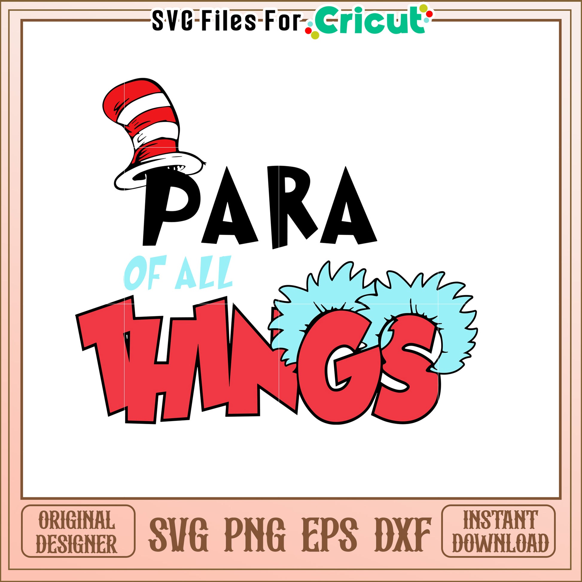 Cat in the Hat SVG Cut File