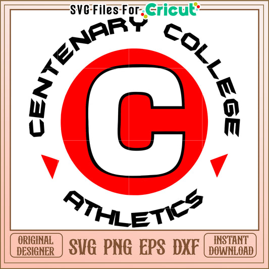 Centenary College Athletics SVG Design for Cricut, Download Now for Projects