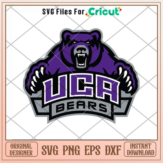 Central Arkansas Bears Logo Svg, Central Arkansas Bears Svg, NCAA Svg