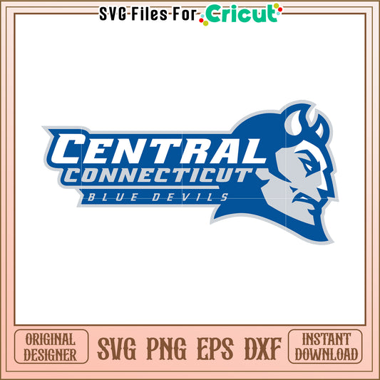 Central Connecticut Blue Devils SVG for Cricut, perfect for DIY projects