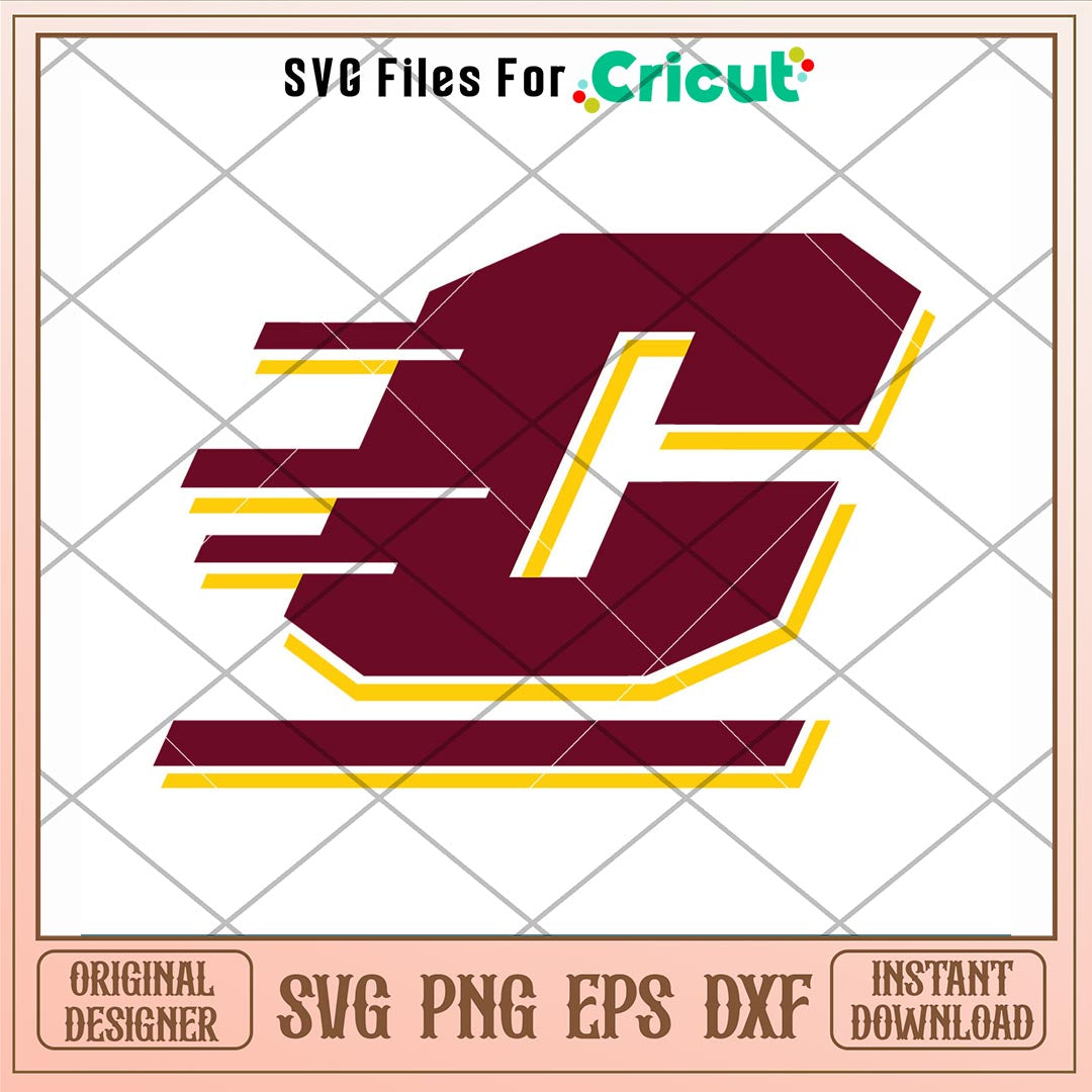 Central Michigan Chippewas Logo Svg, Central Michigan Chippewas Svg, NCAA Svg