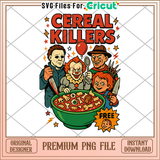 Ceral killers png, halloween png, halloween season png