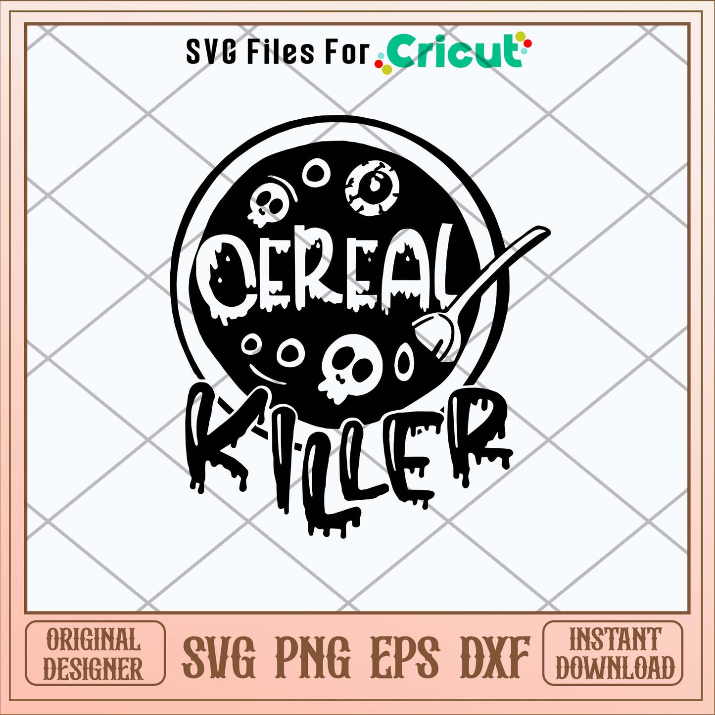 Cereal Killer Svg-Svgfilesforcricut