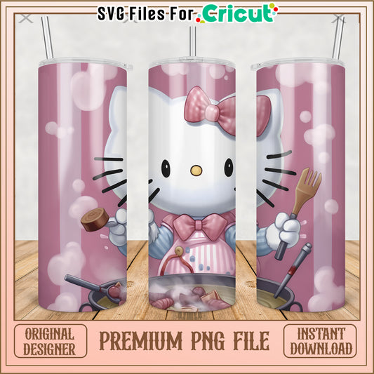 Character hello kitty tumbler png, cute characters png, kuromi hello kitty​ png