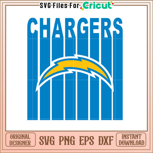 Chargers SVG Design Download