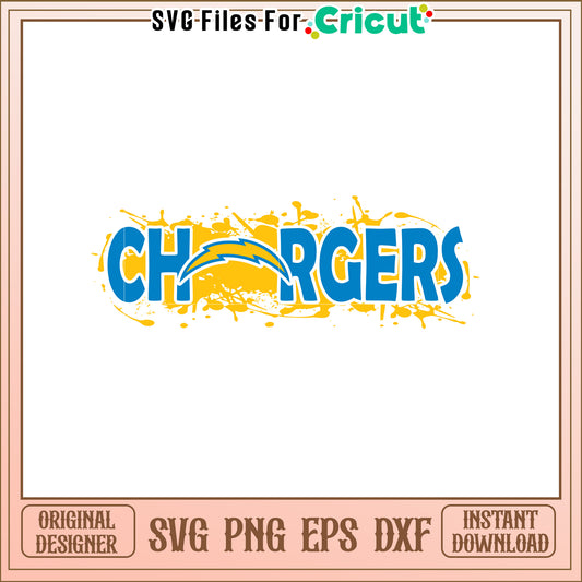 Chargers SVG Design, Instant Download