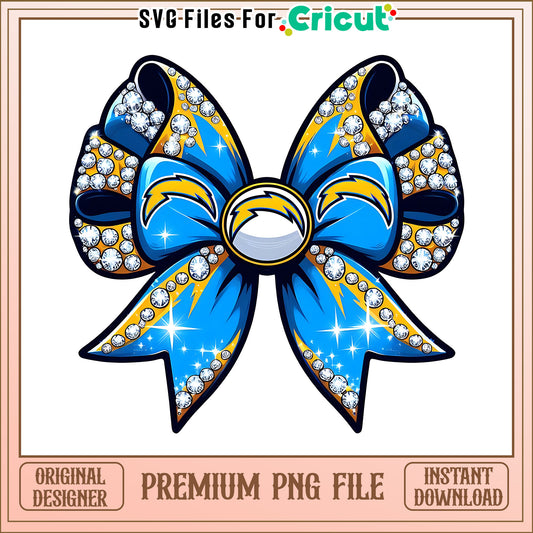 Chargers logo vintage bow png, Los Angeles Chargers png, NFL png