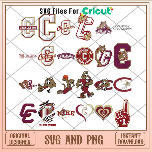 Charleston Cougars svg, Charleston Cougars svg bundle, NCAA svg