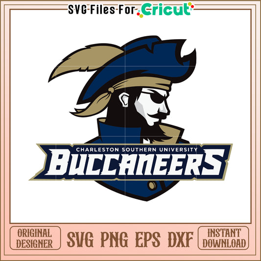 Charleston Southern Buccaneers SVG File for Cricut, perfect for crafting projects