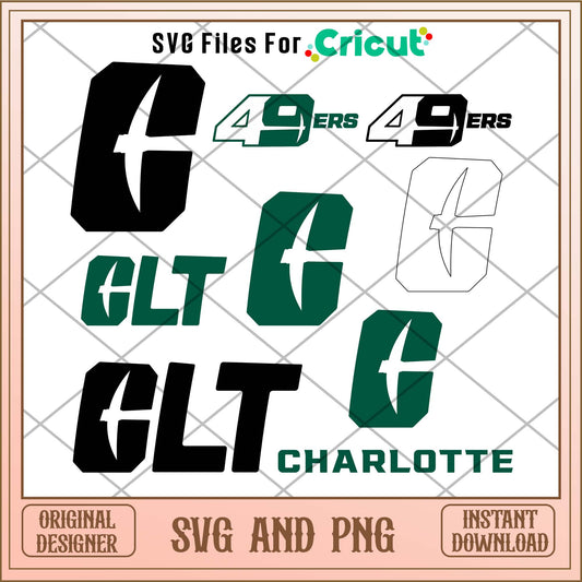 Charlotte 49ers svg, Charlotte 49ers svg bundle, NCAA svg