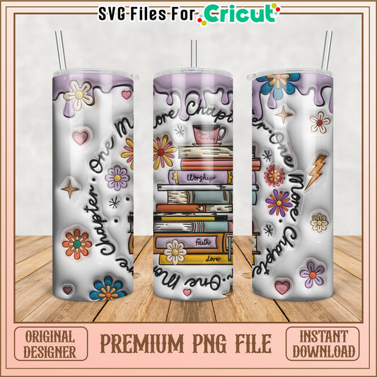 Charming Tumbler PNG File for Cricut Crafting and DIY Projects