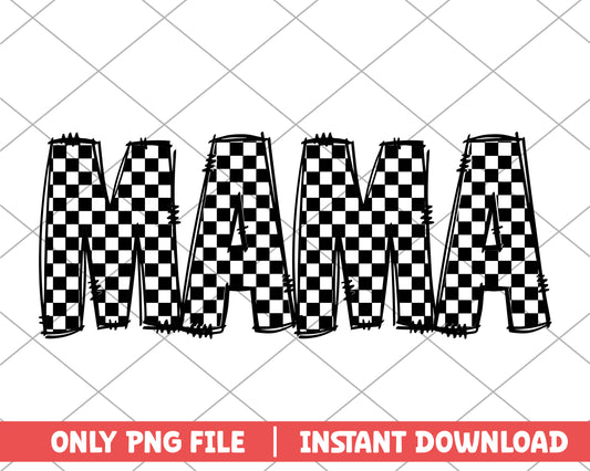 Checkered mama mothers day png