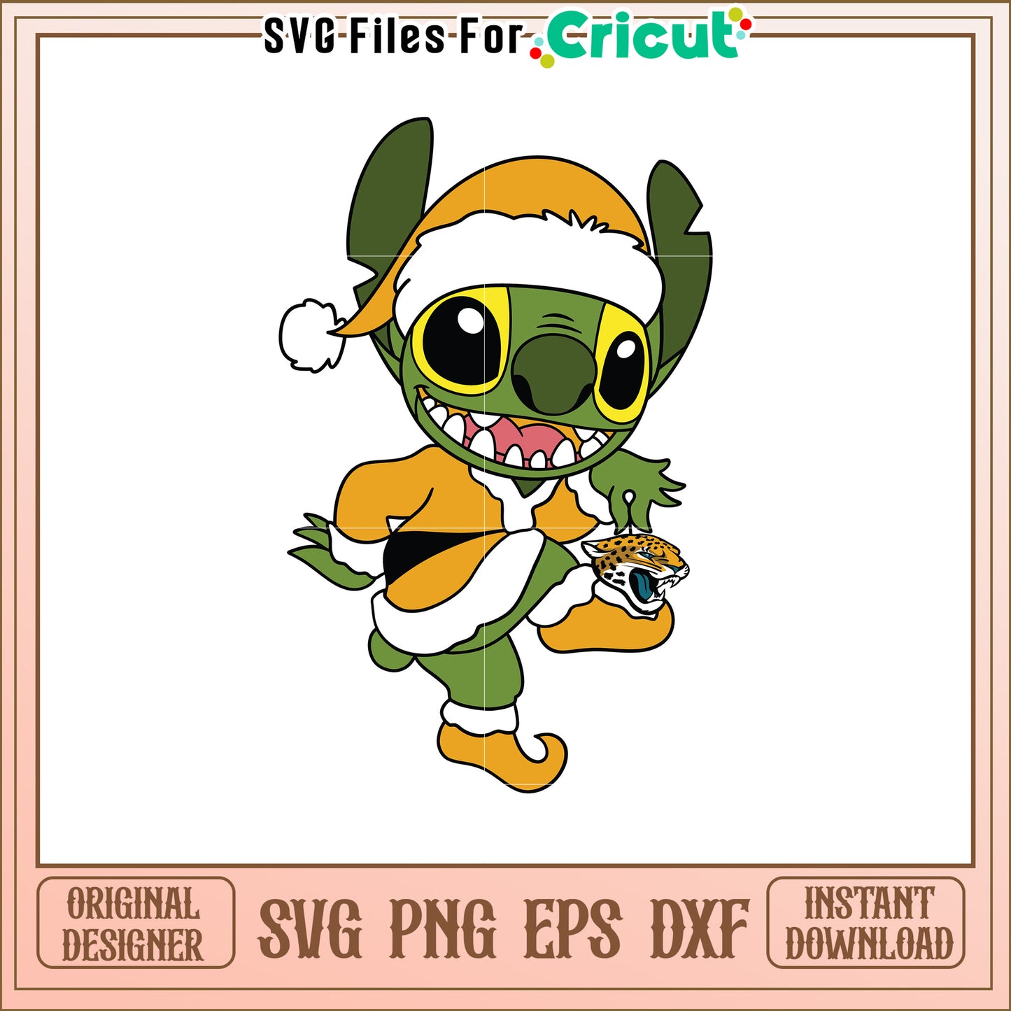Cheerful Holiday Character SVG Design Download