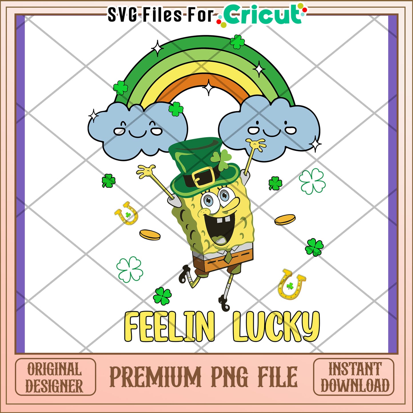 Cheerful Lucky Cartoon Character PNG Design Download