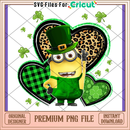 Cheerful Minion St Patrick's Day PNG Design File