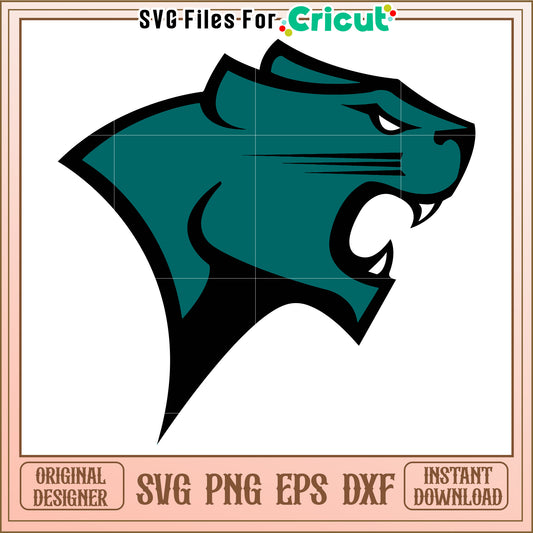 Cheetah Logo SVG for Cricut, Perfect for Personalized Crafts and Designs