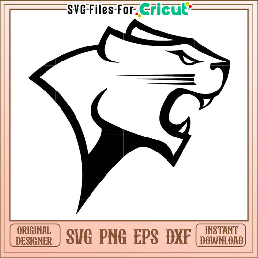 Cheetah Silhouette SVG Design for Cricut, Perfect for Animal Lovers Crafts