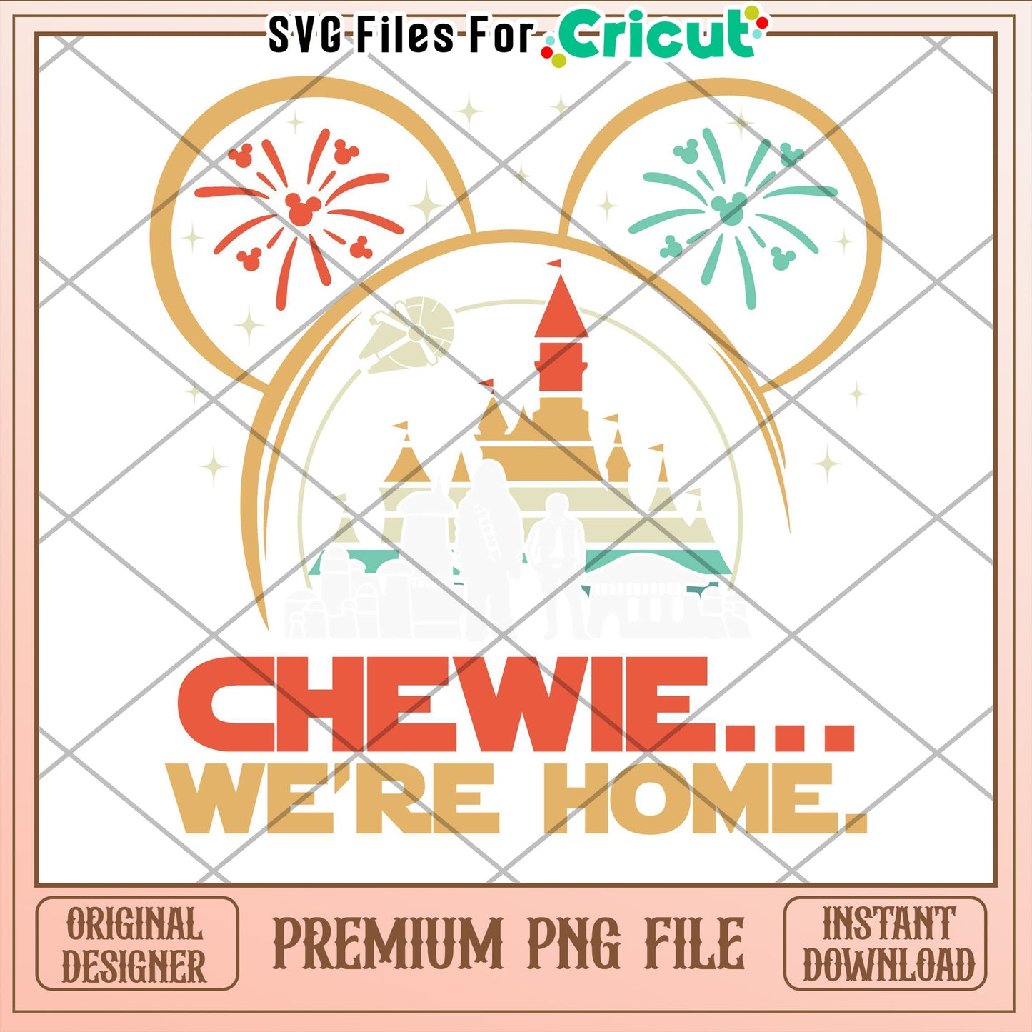Chewie Were Home Disney PNG