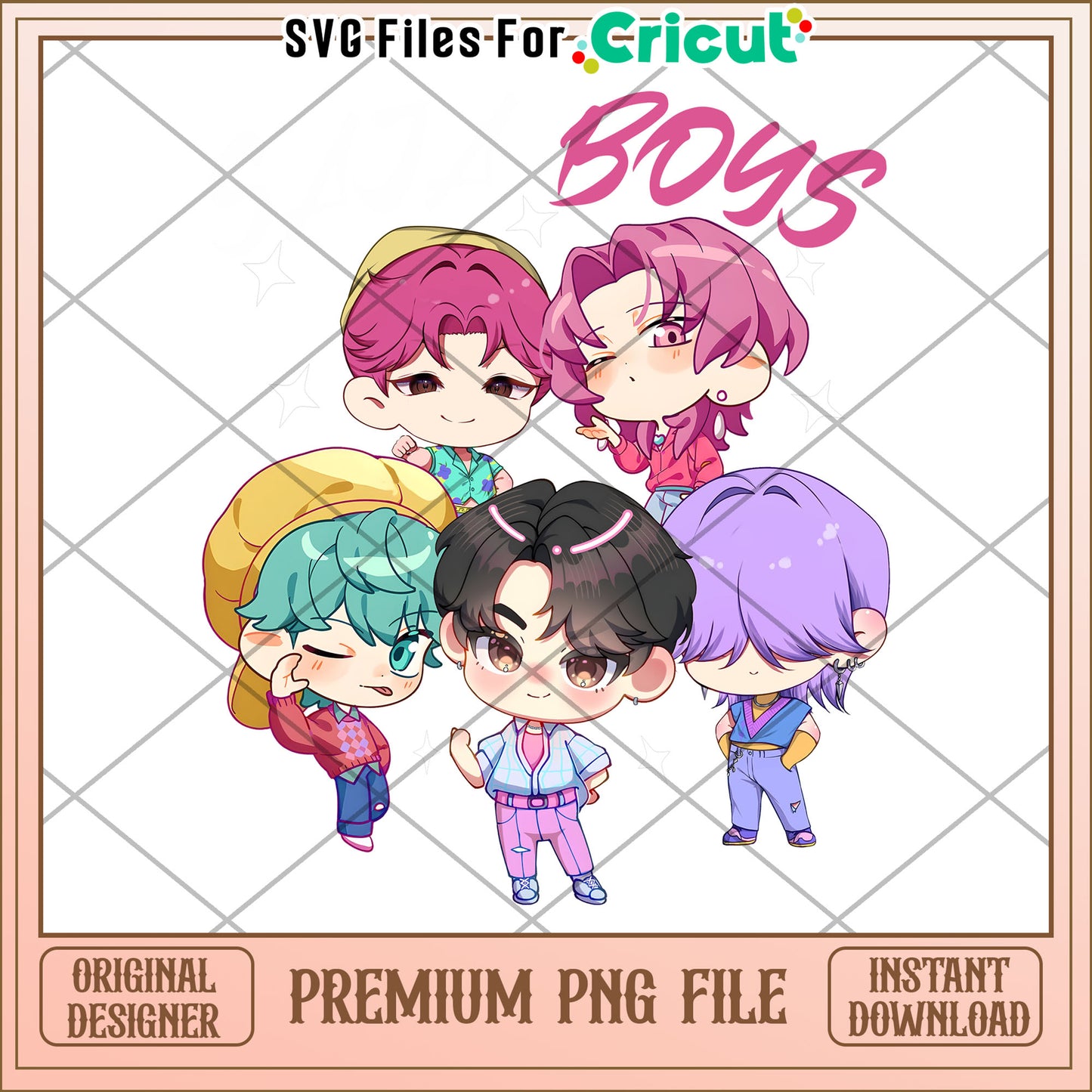 Chibi saja png, huntrix members png, huntrix toys png