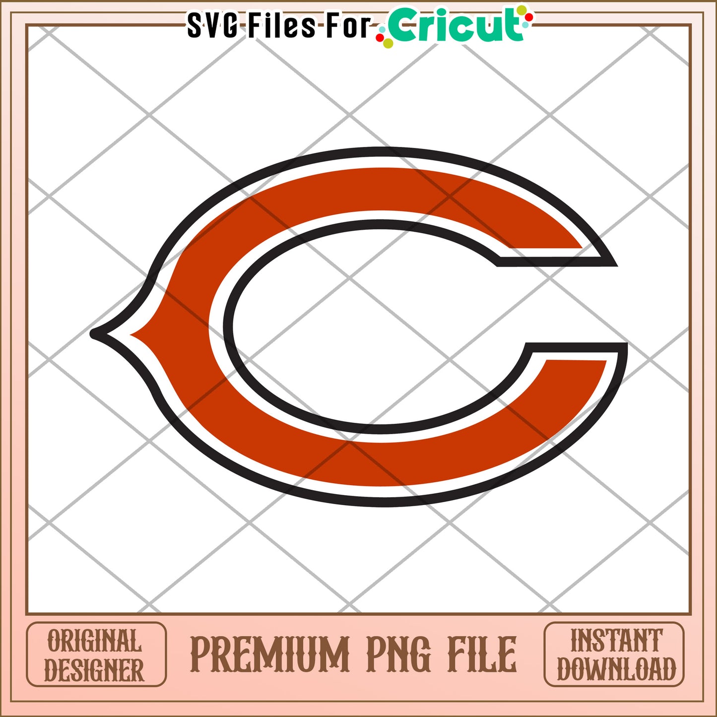 Chicago Bears Logo PNG Design, perfect for Cricut projects