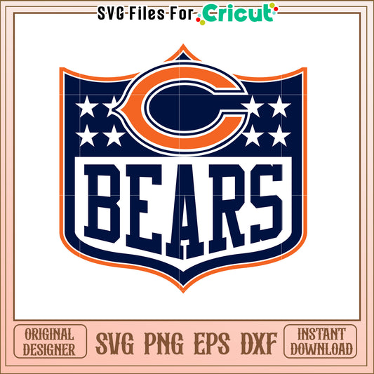 Chicago Bears Logo SVG Design for Fans and Crafters