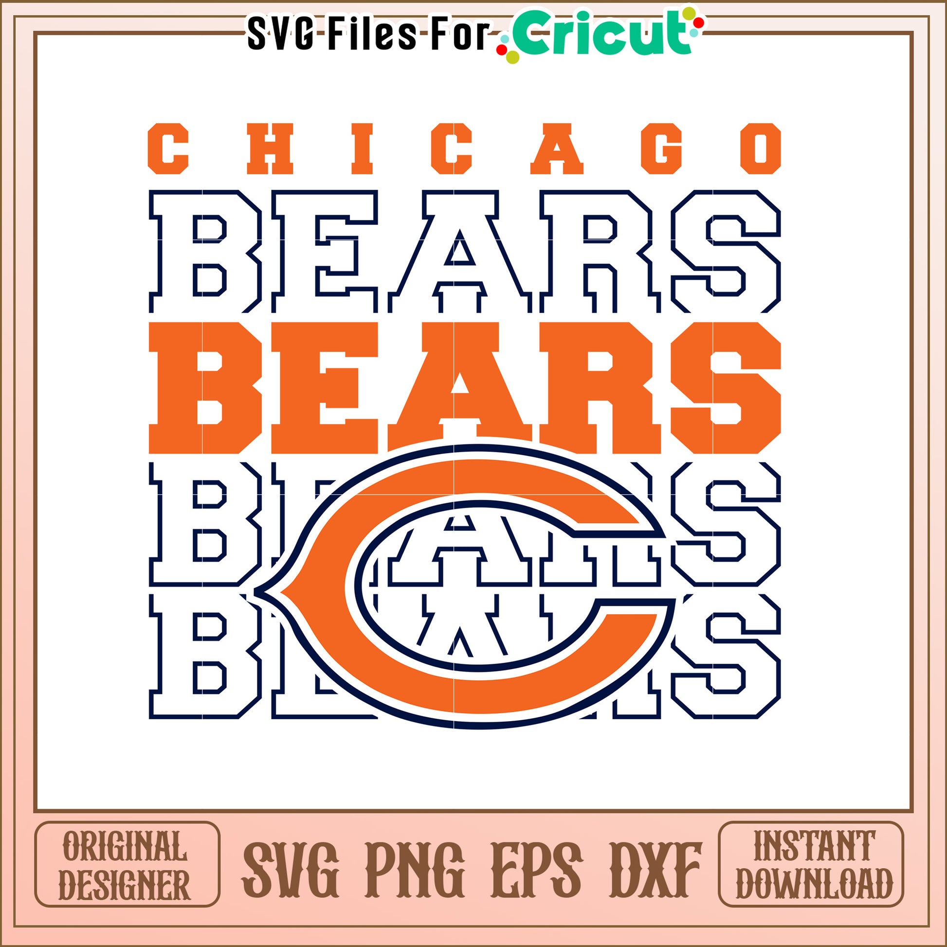 Chicago Bears SVG Design
