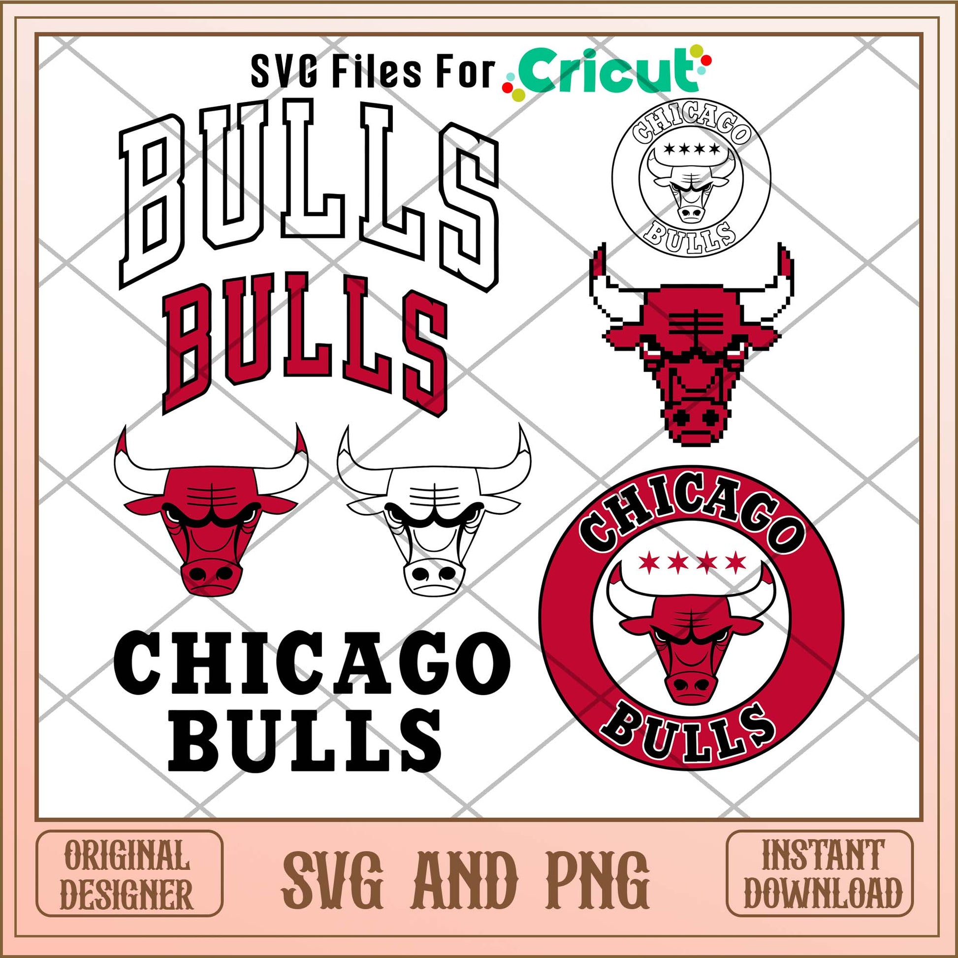 Chicago bulls logo svg, Chicago bulls svg bundle, NBA svg