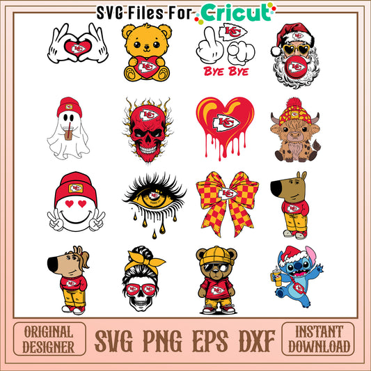 Chiefs Bundle SVG Collection for Creative Projects Download