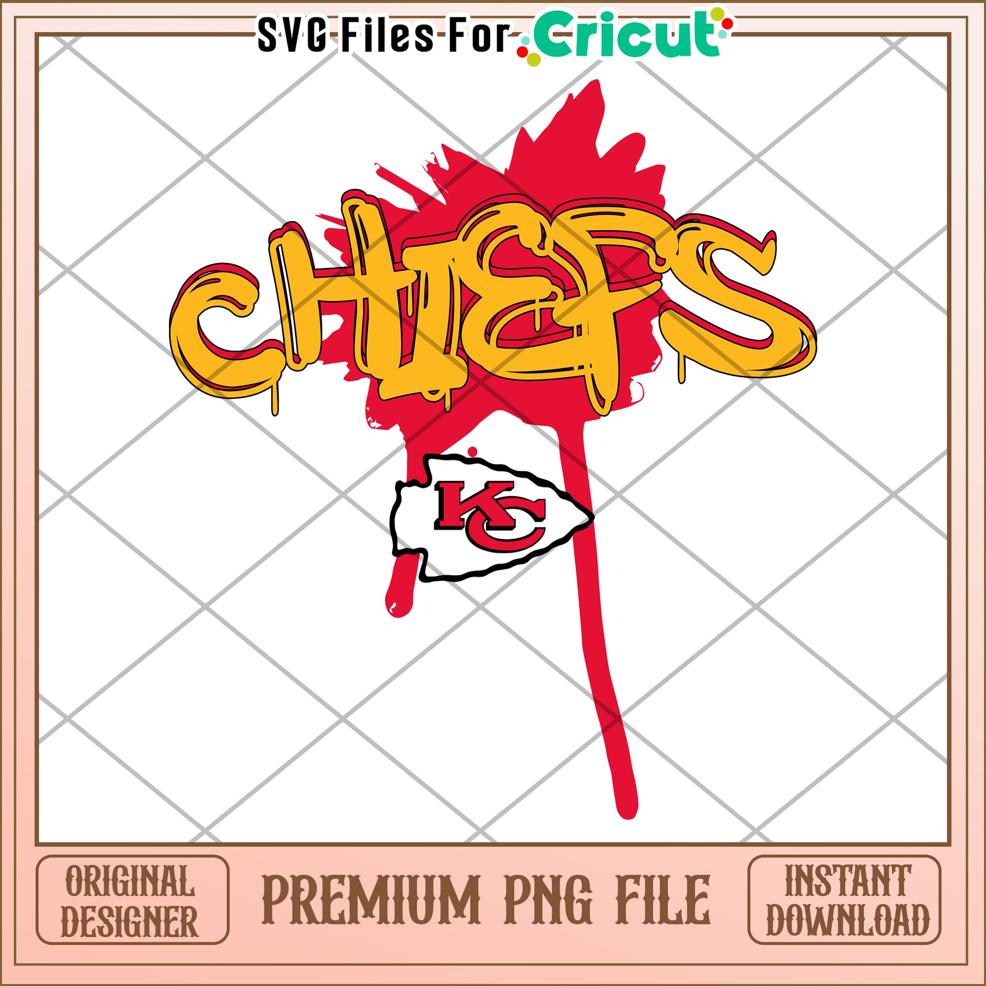Chiefs logo design for Cricut crafting, ideal for sports fans – svg ...