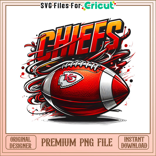 Chiefs logo rugby ball png, Kansas City Chiefs png, NFL png