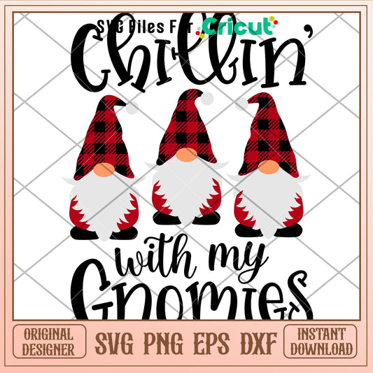 Chillin With My Gnomies 1, Chillin’ With My Gnomies Svg