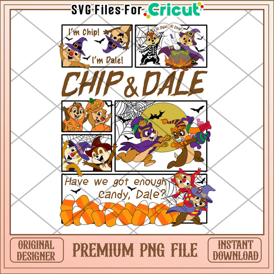 Chip and dale halloween png, halloween costumes png, spooky season png