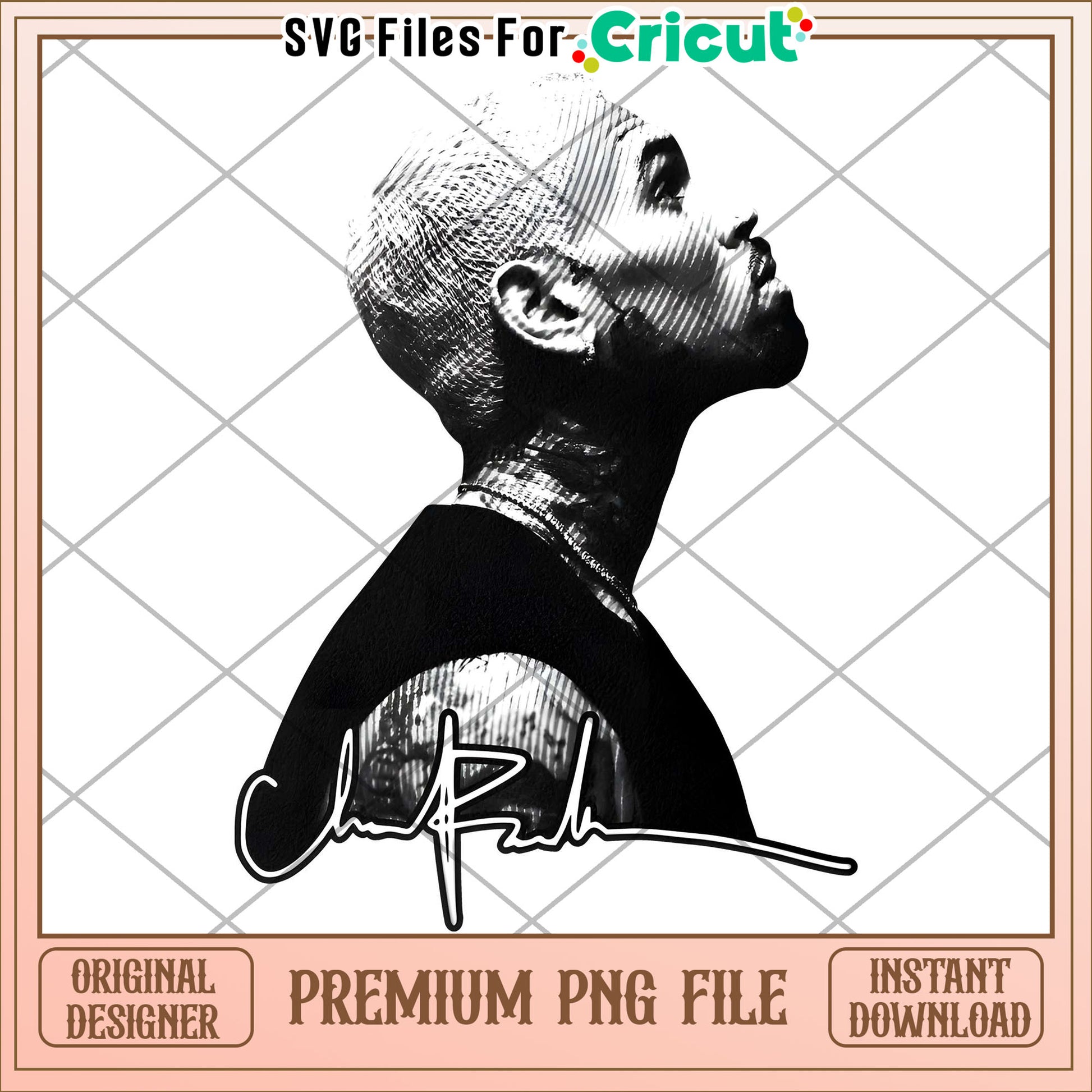 Chris brown 1 png, rnb singer png, music star design png, hip hop artist graphic png