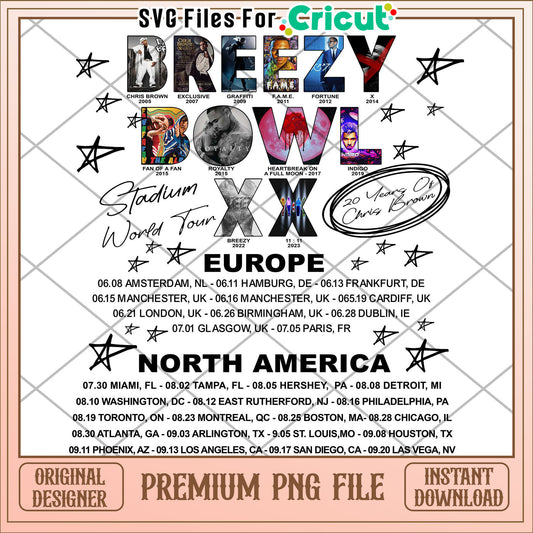 Chris brown 3 back white png, rnb singer design png, music star graphic png