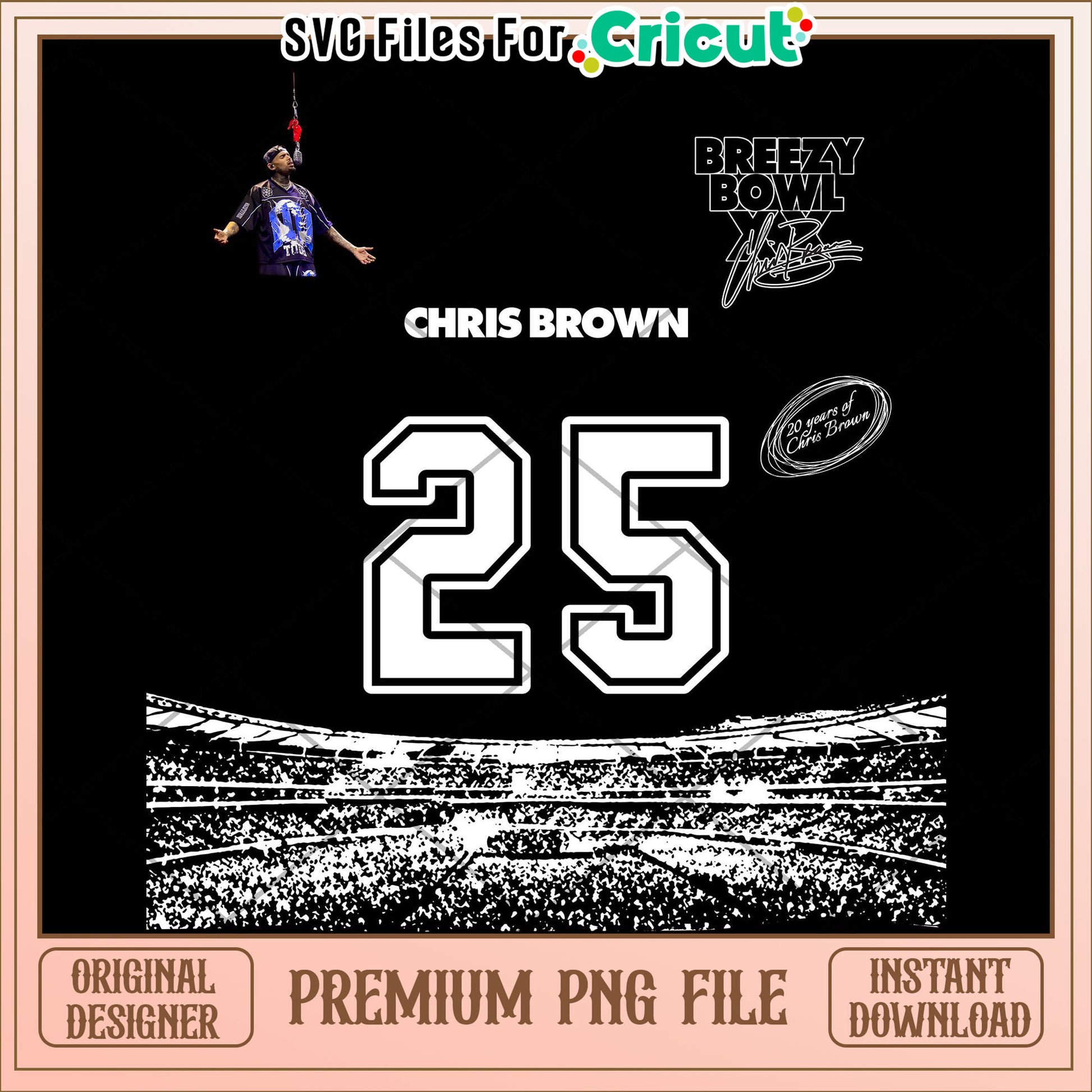 Chris brown white png, rnb singer design png, music star graphic png