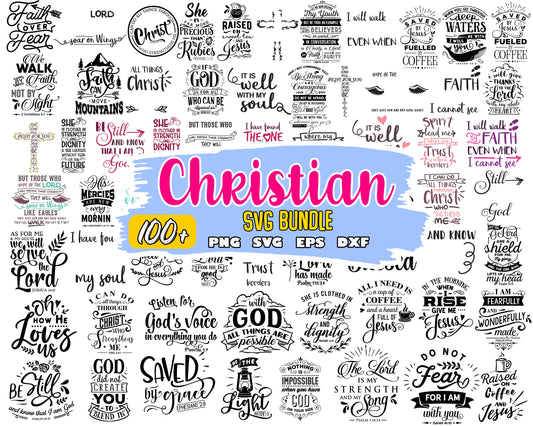 Christian quotes design bundle svg, christian​ svg, christian quotes​ svg